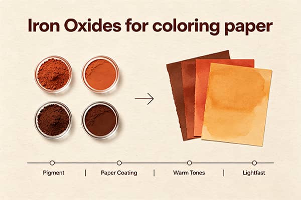 Iron Oxides for coloring paper