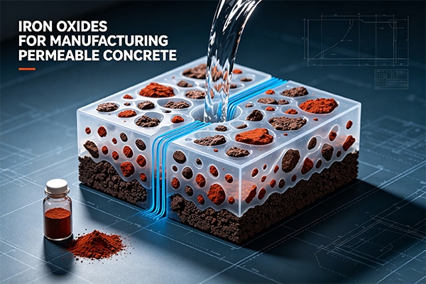 Iron Oxides for Manufacturing Permeable Concrete