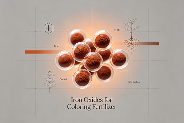 Iron Oxides for Coloring Fertilizer