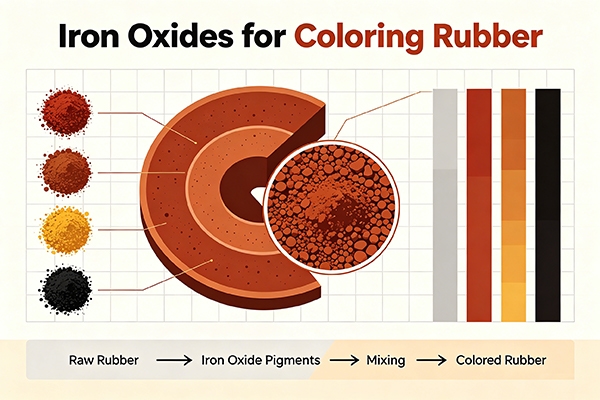 Iron Oxides for Coloring Rubber
